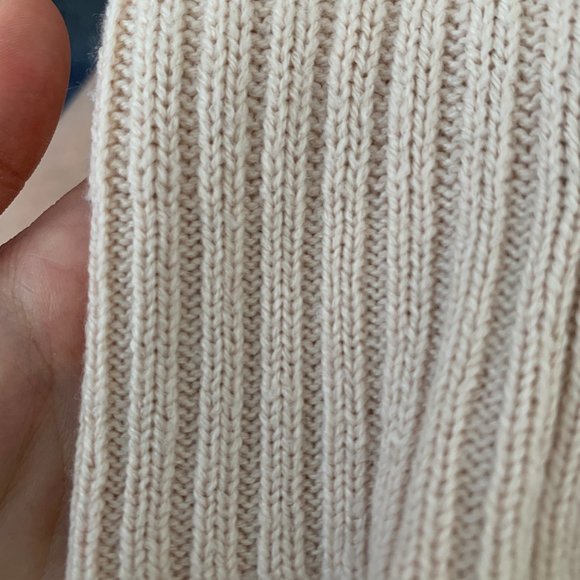 Turtleneck H and M H&M Mockneck Pink Ribbed - Picture 3 of 3